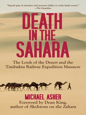 cover image of Death in the Sahara: the Lords of the Desert and the Timbuktu Railway Expedition Massacre